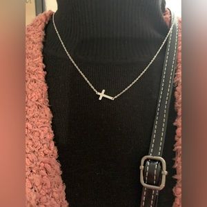 Sterling Silver Cross Necklace brand new!